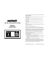 Xantech MRKP2E Installation Instructions Manual предпросмотр