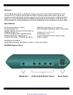 Preview for 3 page of Xantech RF2IR2W Quick Start Manual