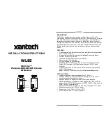 Xantech WL85 Installation Instructions предпросмотр