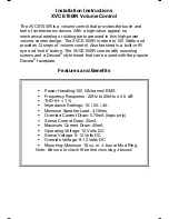 Preview for 2 page of Xantech XVCE100IR Installation Instructions Manual