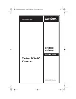 Предварительный просмотр 1 страницы Xantrex 40 A (XADC-40) Owner'S Manual