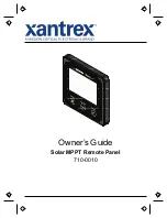 Preview for 1 page of Xantrex 710-0010 Owner'S Manual