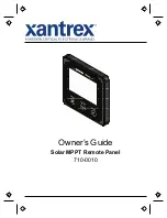 Предварительный просмотр 1 страницы Xantrex 710-0010 Owner'S Manual