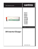 Preview for 1 page of Xantrex DR1512E Installation And Operation Manual