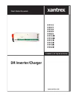 Preview for 1 page of Xantrex DR1512W Installation And Operation Manual