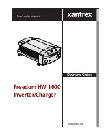 Preview for 1 page of Xantrex ENERGY HW 1000 Owner'S Manual