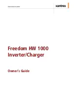 Preview for 3 page of Xantrex ENERGY HW 1000 Owner'S Manual