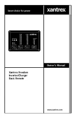 Preview for 1 page of Xantrex Freedom 458 Series Owner'S Manual