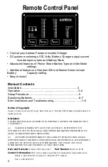 Preview for 2 page of Xantrex Freedom 458 Series Owner'S Manual