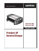 Предварительный просмотр 1 страницы Xantrex FREEDOM HF 1000 Owner'S Manual