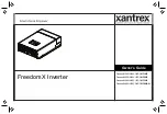 Xantrex Freedom X 1000 120VAC 12VDC Owner'S Manual preview