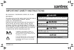 Предварительный просмотр 5 страницы Xantrex Freedom X 1000 120VAC 12VDC Owner'S Manual