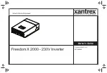 Xantrex Freedom X 2000 Owner'S Manual preview