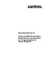 Preview for 3 page of Xantrex GPIB-M-HPD Operating Manual