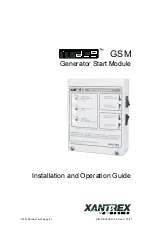 Preview for 1 page of Xantrex GSM - REV A Manual