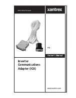Preview for 1 page of Xantrex Inverter Communications Adapter Owner'S Manual