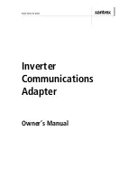 Preview for 3 page of Xantrex Inverter Communications Adapter Owner'S Manual
