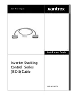 Preview for 1 page of Xantrex ISC-S Installation Manual
