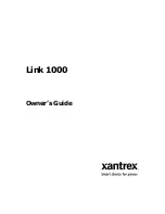 Preview for 1 page of Xantrex Link 1000 Owner'S Manual