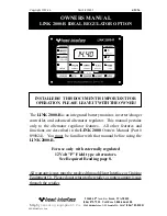 Xantrex LINK 2000-R Owner'S Manual preview