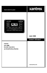 Preview for 1 page of Xantrex Link 2000 Owner'S Manual