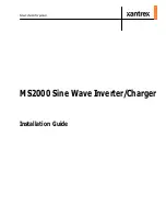 Preview for 3 page of Xantrex MS2000 Installation Manual