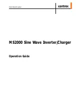 Preview for 3 page of Xantrex MS2000 Operation Manual