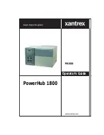 Preview for 1 page of Xantrex PowerHub PH1800 Operator'S Manual