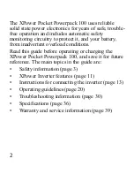 Preview for 7 page of Xantrex Powerpack 100 Owner'S Manual