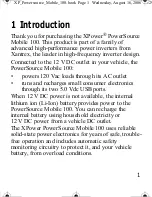 Preview for 5 page of Xantrex PowerSource Mobile 100 Manual