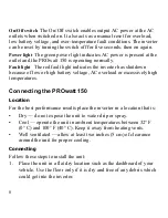 Preview for 8 page of Xantrex PROwatt 150 Owner'S Manual