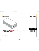 Preview for 1 page of Xantrex PROwatt SW 1400i Owner'S Manual