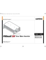 Preview for 1 page of Xantrex PROwatt SW 2000i Owner'S Manual