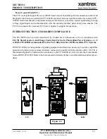 Предварительный просмотр 5 страницы Xantrex PV-100208 Operation And Maintenance Manual