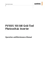 Предварительный просмотр 3 страницы Xantrex PV100S-208 Operation And Maintenance Manual