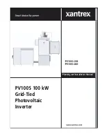 Preview for 1 page of Xantrex PV100S-480 Planning And Installation Manual