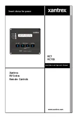 Preview for 1 page of Xantrex RC7 - REV 1 Installation And Operator'S Manual