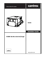 Preview for 1 page of Xantrex RS2000 Installation Manual