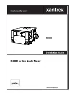 Preview for 1 page of Xantrex RS3000 Installation Manual