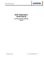 Предварительный просмотр 1 страницы Xantrex SLM-4 Operating And Programming Manual