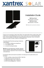 Preview for 1 page of Xantrex SOLAR 780-0100 Installation Manual