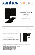 Xantrex SOLAR 780-0100 Installation Manual предпросмотр