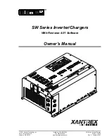 Preview for 1 page of Xantrex SW Series Owner'S Manual