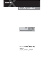 Предварительный просмотр 1 страницы Xantrex Trace SW4024 Installation Manual