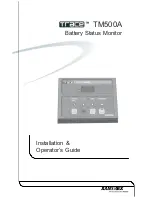 Preview for 1 page of Xantrex Trace TM500A Installation & Operation Manual