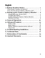 Preview for 4 page of Xantrex Xantrex Battery Monitor Owner'S Manual