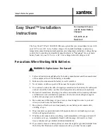 Xantrex XC Series Installation Instructions preview