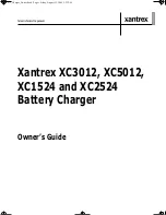 Предварительный просмотр 3 страницы Xantrex XC3012 Owner'S Manual