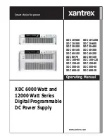 Preview for 1 page of Xantrex XDC 10-1200 Operating Manual