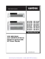 Preview for 2 page of Xantrex XDC 600-10 Operating Manual